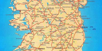 Brezplačno cestni zemljevid irska