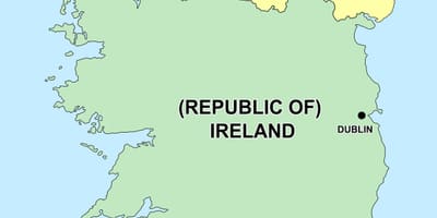  zemljevid severne irske in republike irske